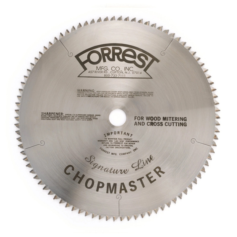 Chopmaster Signature Line Circular Saw Blade 12" x 90 Tooth
